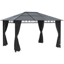 Jones Hardtop Garden Pavilion with UV Resistant Roof - Grey