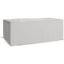 600D Oxford Patio Set Cover Outdoor Garden Rattan Furniture Protection Cover Protector Waterproof Anti-UV Grey 210L x 140W x 80Hcm