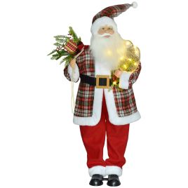 Scott Animated Santa Claus Christmas Decoration with Sound and Light - 133cm