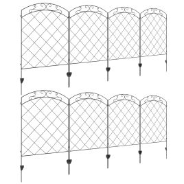 Jones Decorative Garden Fencing Picket Fence Panels - 43in x 11.4ft