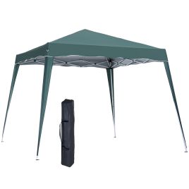 Pop-Up Tent, 3Lx3Wx2.4H m-Green