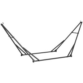 Foldable Hammock Stand, Portable Hammock with Metal Frame, 2 in 1 Hammock Net Stand, Hammock Chair Stand, Load Capacity 120kg