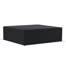 SUNVISTA Waterproof Garden Furniture Cover, 600D Oxford, UV-Resistant, 225x210x70cm - Black