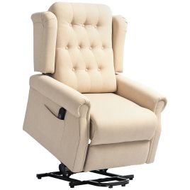 HERON 45deg Lifting Riser and Recliner Armchair  - Beige