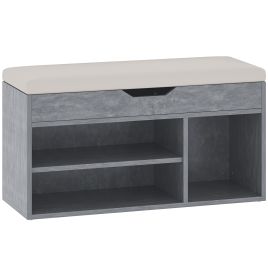 ANWI Medium Shoe Bench Cabinet Grey