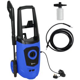 DURHAND 1800W High Pressure Washer, 150 Bar Pressure, 510 L/h Flow, High-Performance Portable Power Jet Wash Cleaner Blue