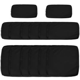 Jones Garden Sofa Cushion Cover Replacement - Black