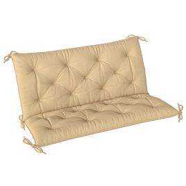 QUORWIN Polyester 2 Seater Outdoor Bench Cushion - Beige
