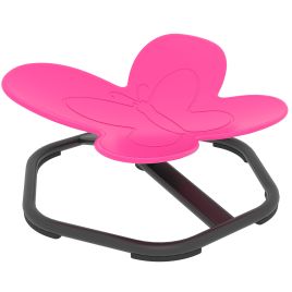 ARVON Butterfly Spinning Kids Swivel Chair - Pink