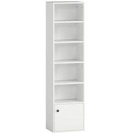 LYRHALLOW 6-Tier Tall Bookcase 156 cm - White