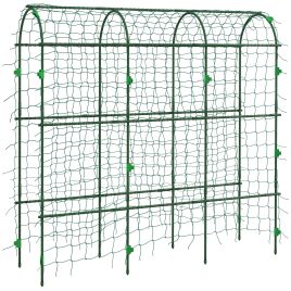 SERAUX PE Metal Garden Trellis - Green