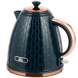 AURARI Steel Electric Kettle - Dark Blue