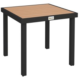 ELVENA WPC Garden Dining Table - Light Wood