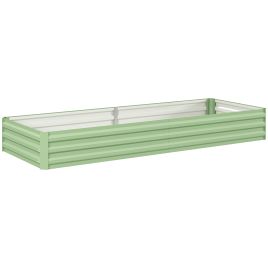 CASTREX Metal Metal Raised Garden Bed - Light Green