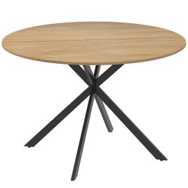 NOVORA Wooden Dining Table - Oak