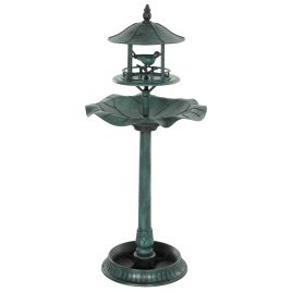 PP Garden Bird Bath - Green