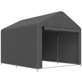 MERGLO PE Garden Storage Tent - Dark Grey