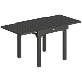 Velune Black Steel Dining Table - 80cm