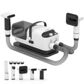 Ashier White Metal Dog Grooming Vacuum & Dryer Unit - 17.5cm