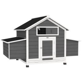 Kenlyne Grey Fir Wood Chicken Coop - 100cm