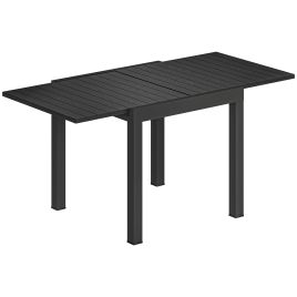 Kenis Black Aluminium Dining Table - 80cm