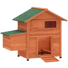 Solis Orange Metal Chicken Coop - 67.5cm