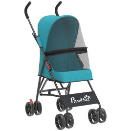 Elmwick Dark Green Steel Pet Stroller - 44cm