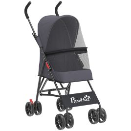 Elmwick Dark Grey Steel Pet Stroller - 44cm
