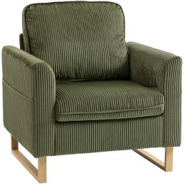 Belton Metal Armchair - Dark Green