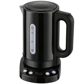 Ashglen Black Stainless Steel Electric Kettle - 14.1cm
