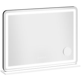 Foxero White Metal Wall Mirror - 80cm