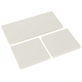 Norlyne Cream White Polyester Seat Cushion 3 PCs - 43cm