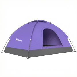 Glywold Light Purple Fabric Camping Tent - 152cm
