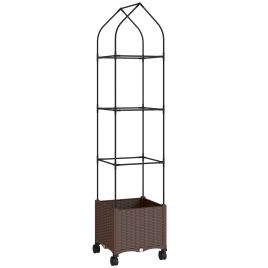 Brown PP Planter - 40cm