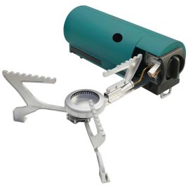 Ivyar Green Stainless Steel Barbecue Foldable Camping Stove - 28.5cm