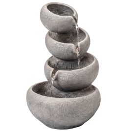Eldel Multi-colour Resin Fountain - 32cm