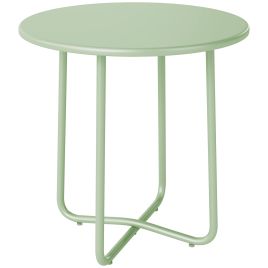 Rosshaw Green Metal Side Table - 48cm