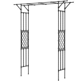 Cavia Black Steel Arch - 40cm