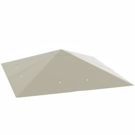 Norcrof Light Grey Fabric 3x3m Gazebo Canopy Replacement - 300cm