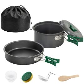 Rosbury Grey Aluminium Camping Cookware Set - 15cm