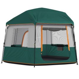 Wexbury Green Fabric Camping Tent - 350cm