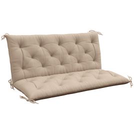 Valcote Khaki Fabric Swing Chair Cushion - 110cm