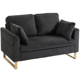 Belford Metal 2 Seater Sofa - Grey