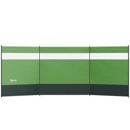 Yorcrof Army Green Steel Camping Wind Wall