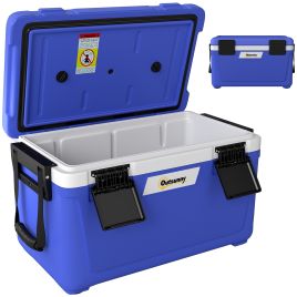 CARWICK Dark Blue HDPE Insulated Cool Box 42.6L - 38.5cm