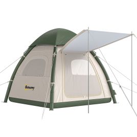 Yorthor Beige Metal Camping Tent - 220cm