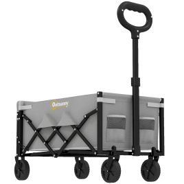 Quahall Grey Metal Festival Trolley - 45cm