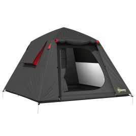 Easdene Dark Grey PE Camping Tent - 210cm