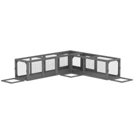 Ivyex Dark Grey Metal Cat Play Tunnel - 38cm