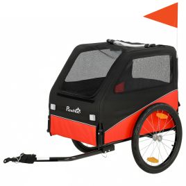 Chebyrn Red Fabric Pet Bike Trailer - 72cm